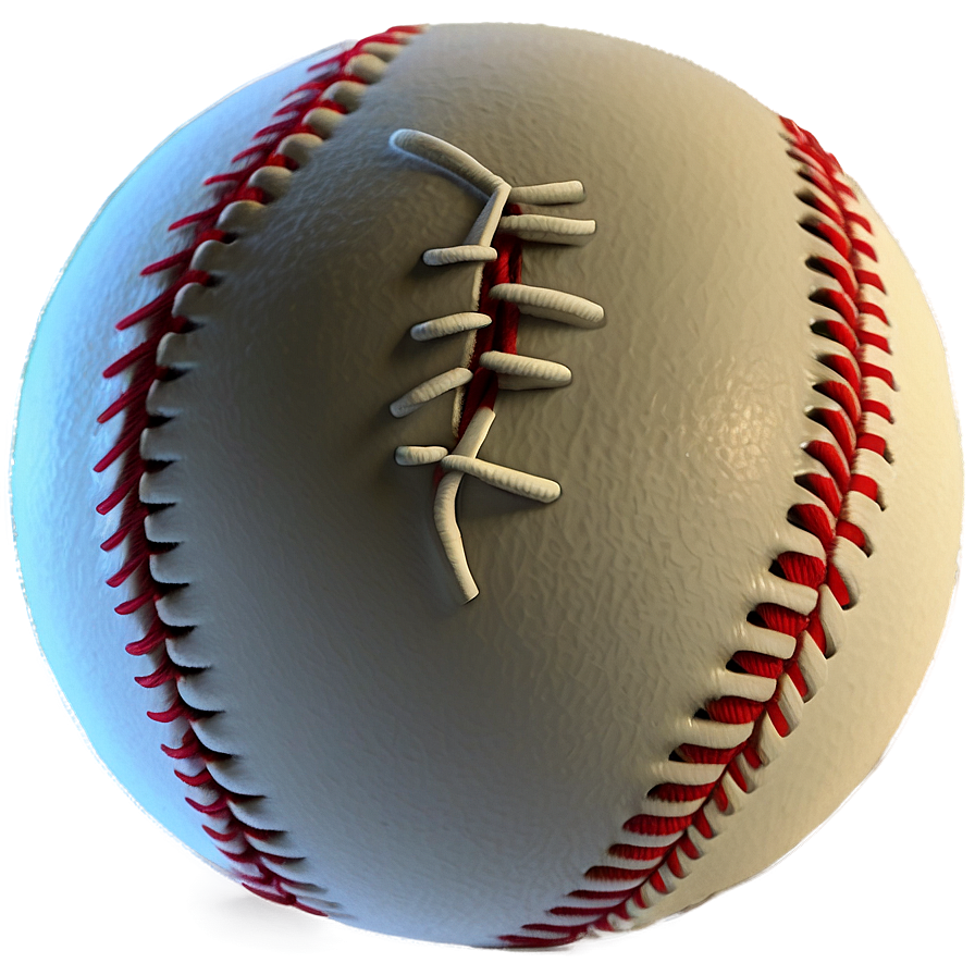 Detailed Baseball Stitching Png 06282024 PNG image