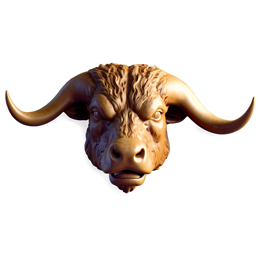 Detailed Bull Head Png Amw2 PNG image