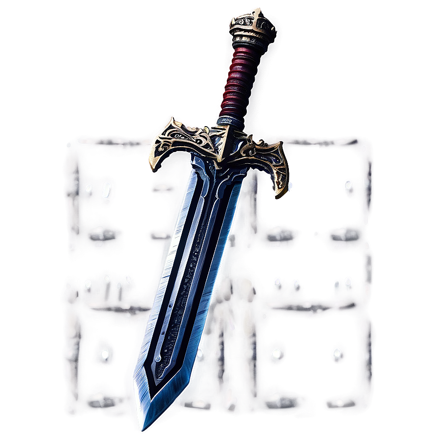 Detailed Buster Sword Graphic Png 06202024 PNG image