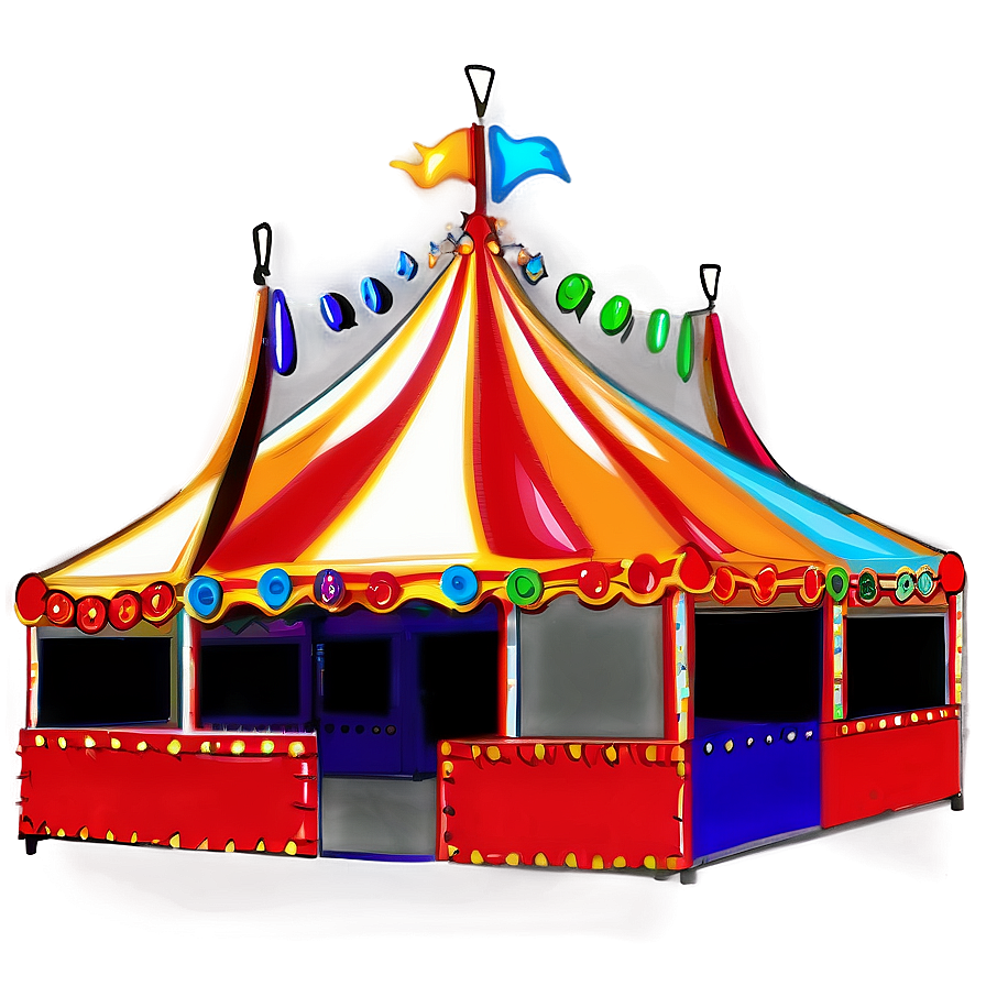 Detailed Carnival Tent Sketch Png Nqe PNG image