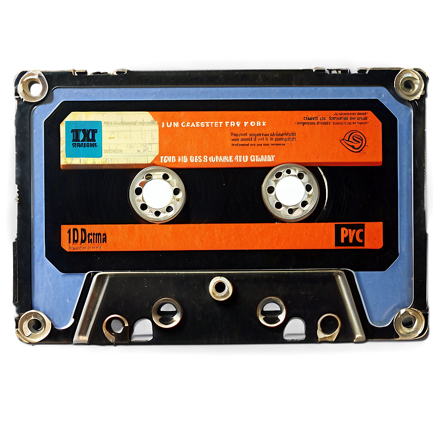 Detailed Cassette Tape Png Aan59 PNG image