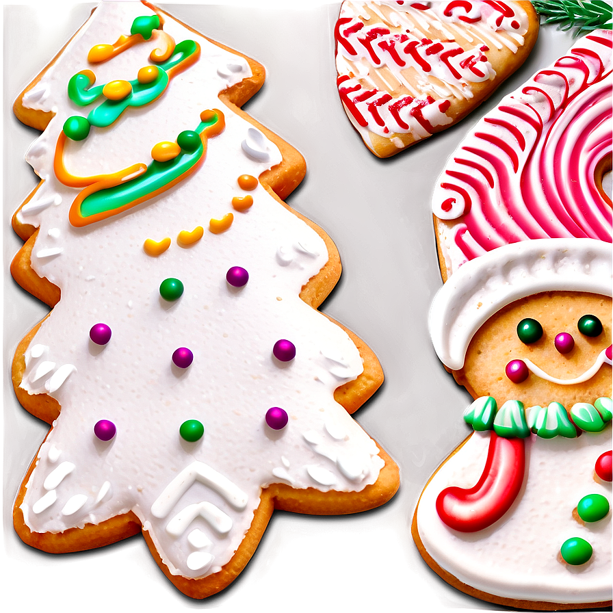 Detailed Christmas Cookie Decorating Png Jtm PNG image