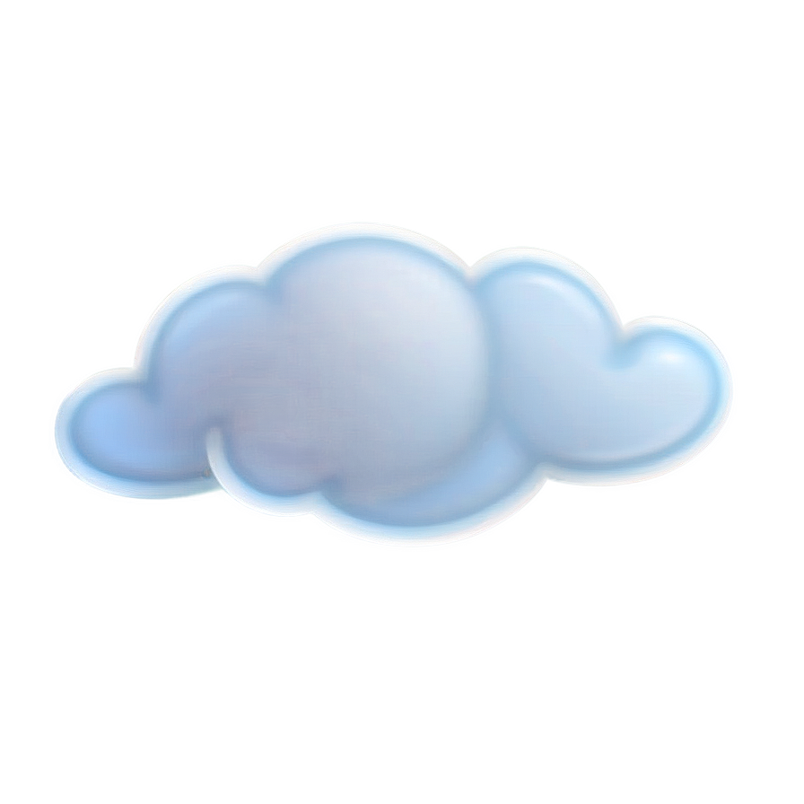 Detailed Cloud Emoji Png Ivo21 PNG image