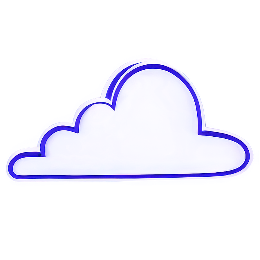 Detailed Cloud Vector Outline Png 06262024 PNG image