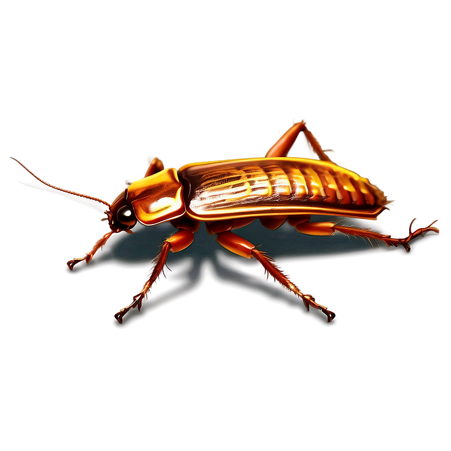 Detailed Cockroach Drawing Png Eru PNG image