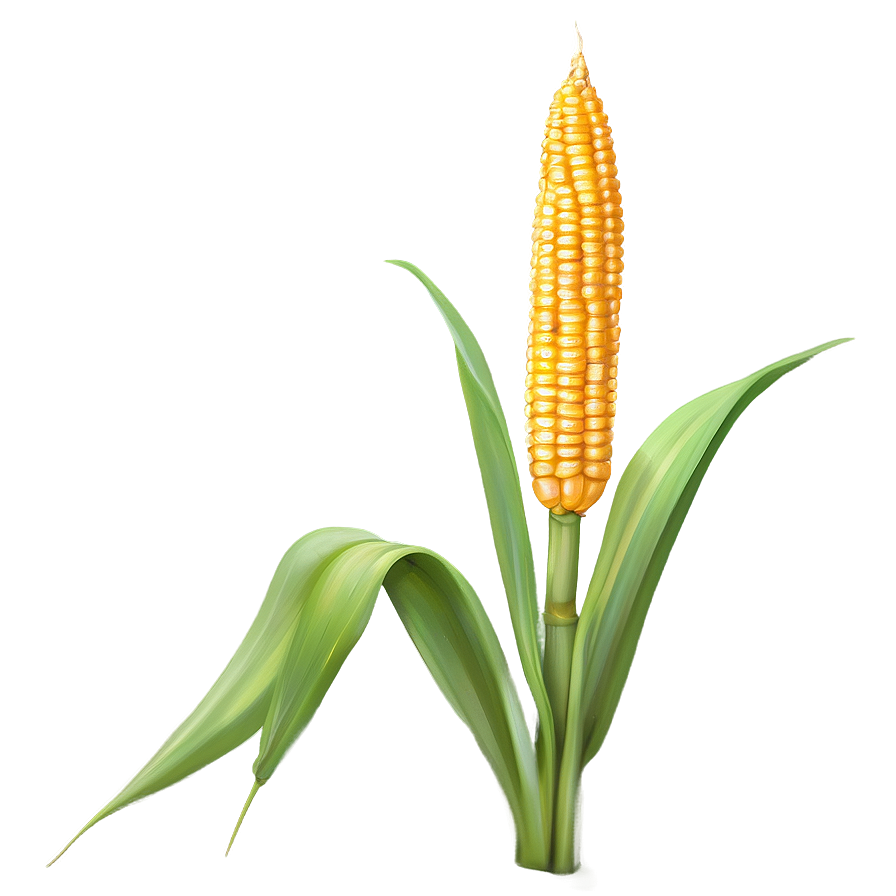 Detailed Corn Stalk Png 92 PNG image