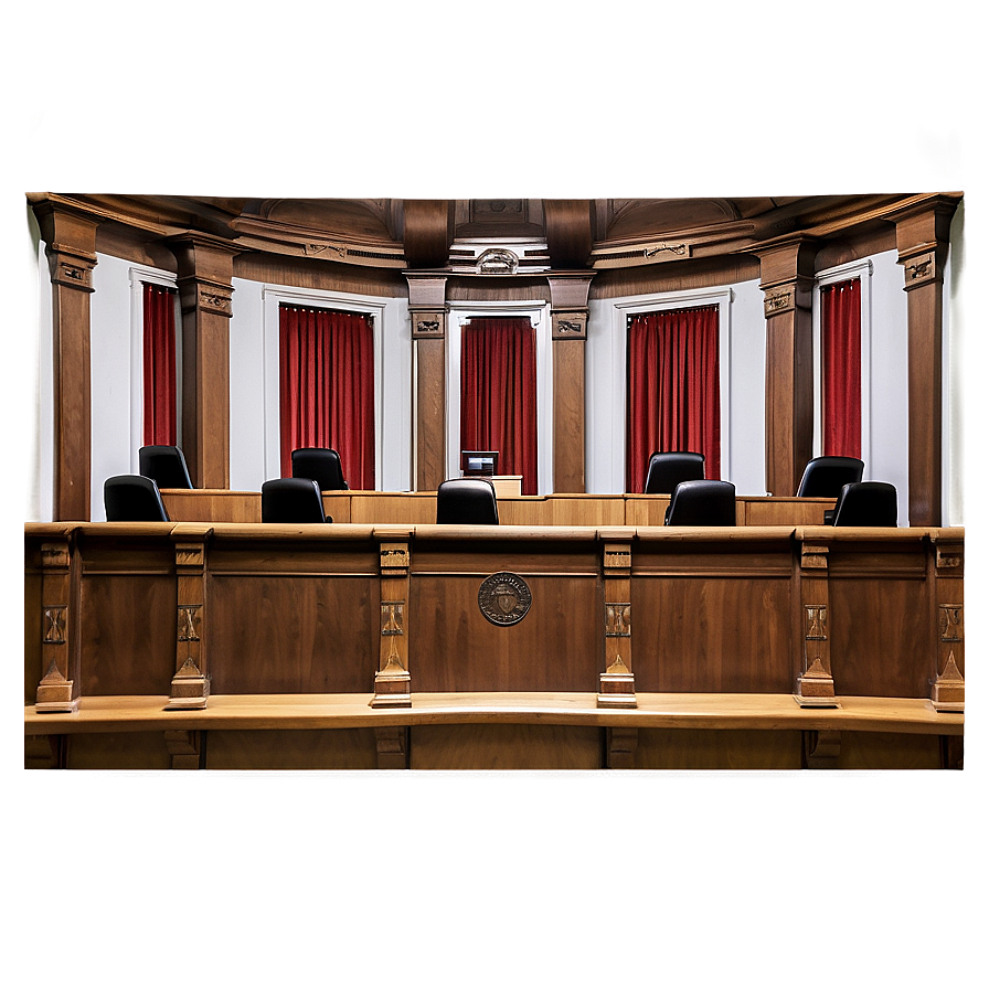 Detailed Courtroom Sketch Png 26 PNG image