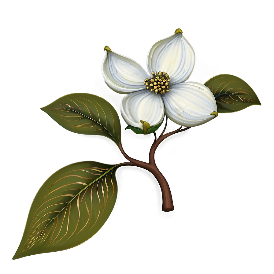 Detailed Dogwood Flower Png 95 PNG image