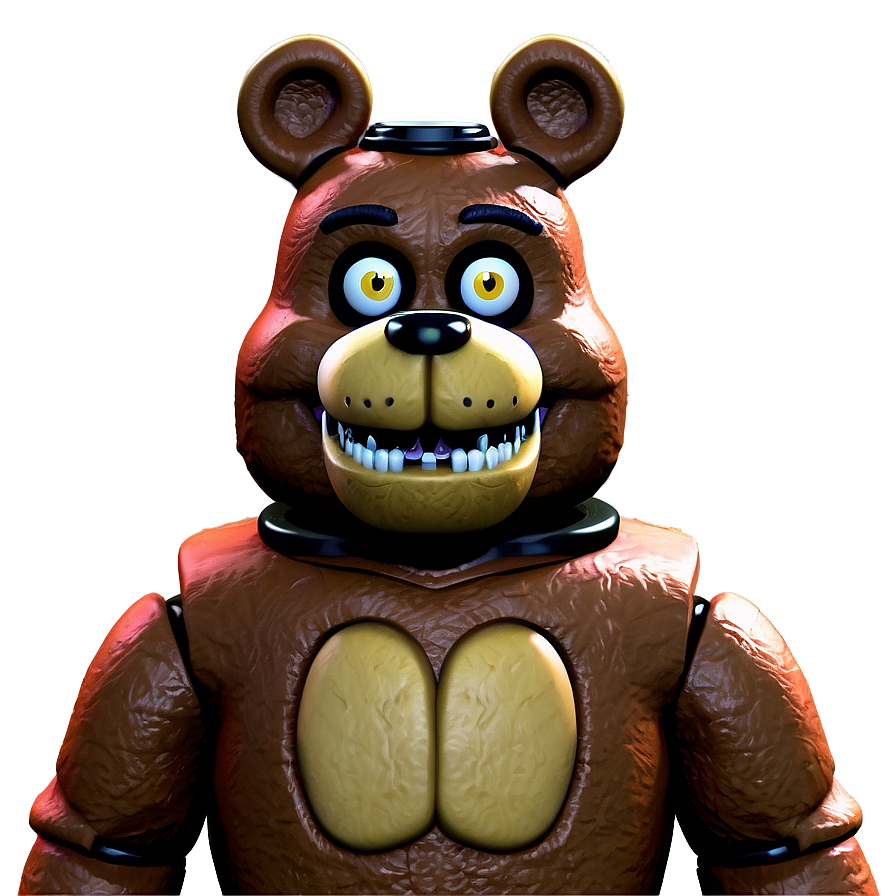 Detailed Freddy Fazbear Graphic Png 96 PNG image