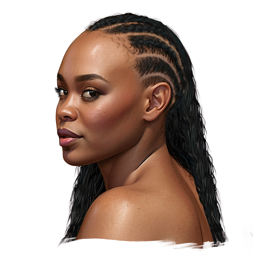 Detailed Hair Edges Png 78 PNG image