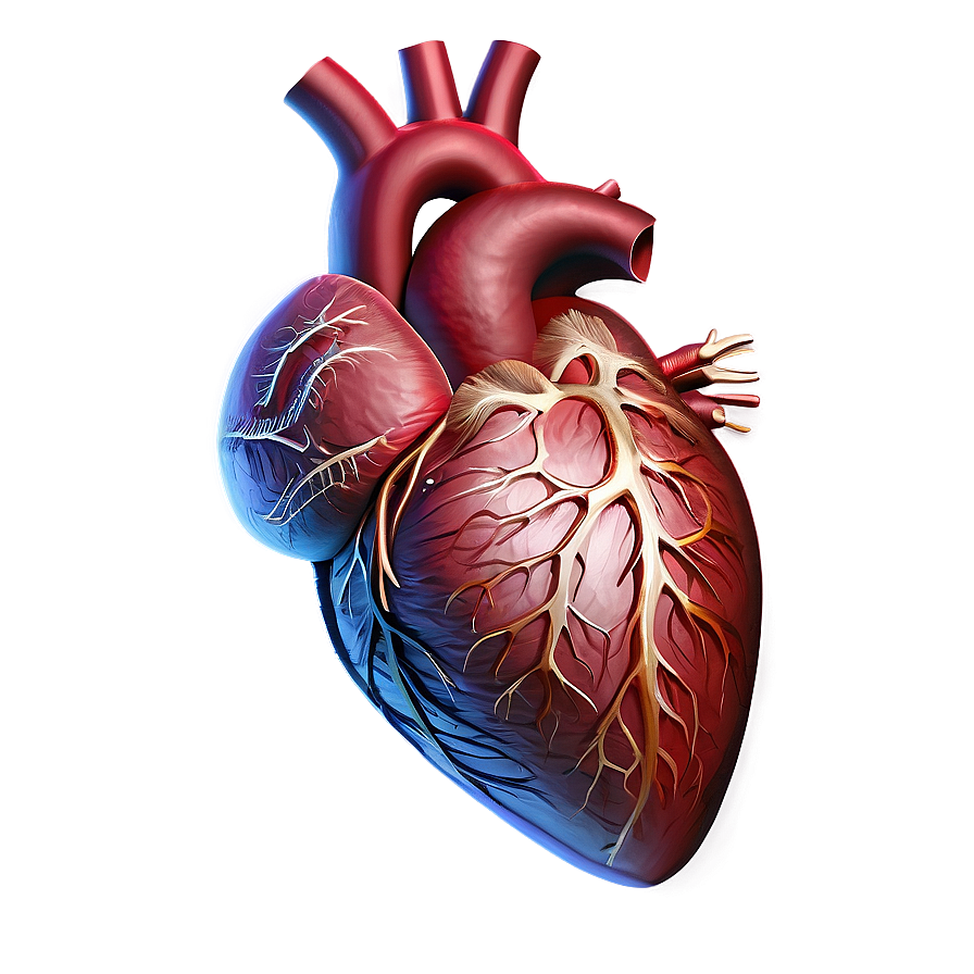 Detailed Heart Drawing Png Kbu PNG image