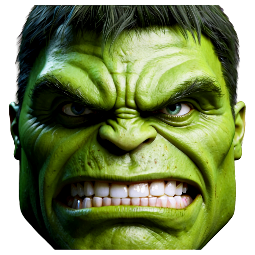 Detailed Hulk Face Png 82 PNG image