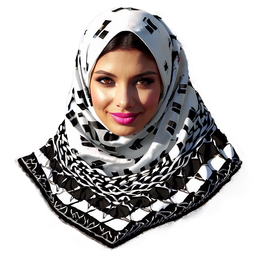 Detailed Keffiyeh Weave Pattern Png Uwi1 PNG image