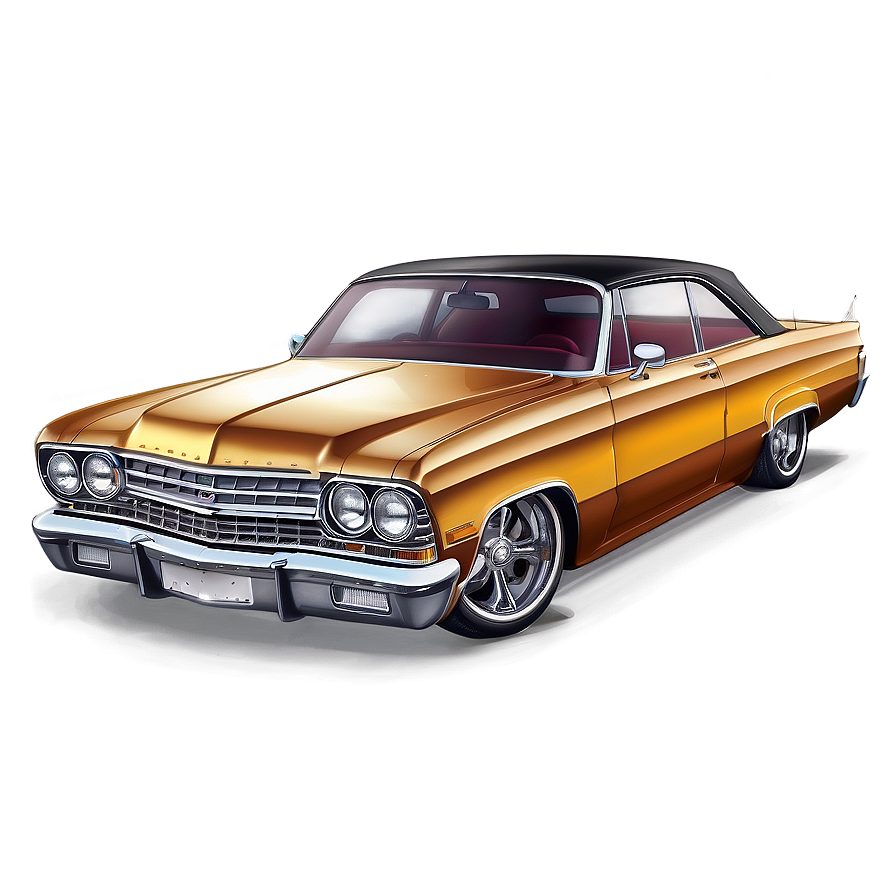 Detailed Lowrider Sketch Png 06112024 PNG image