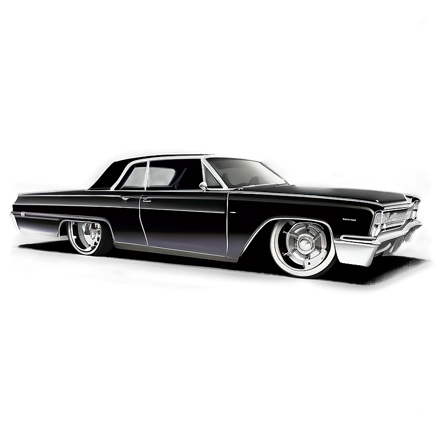 Detailed Lowrider Sketch Png 32 PNG image