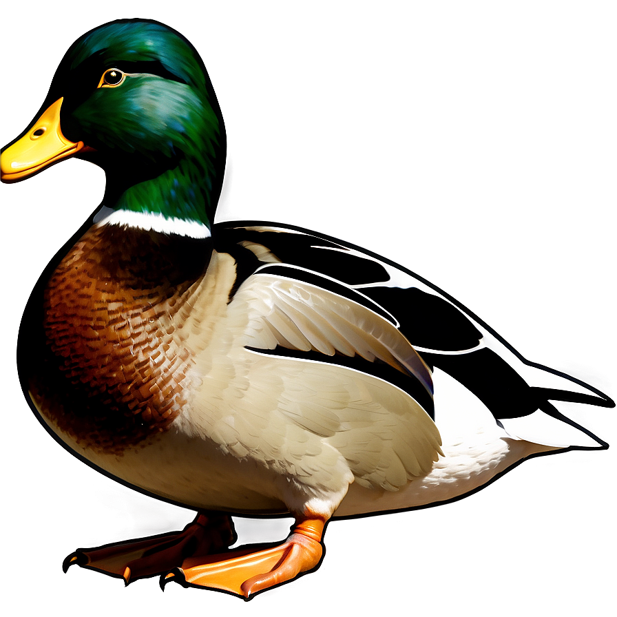 Detailed Mallard Duck Png 06262024 PNG image