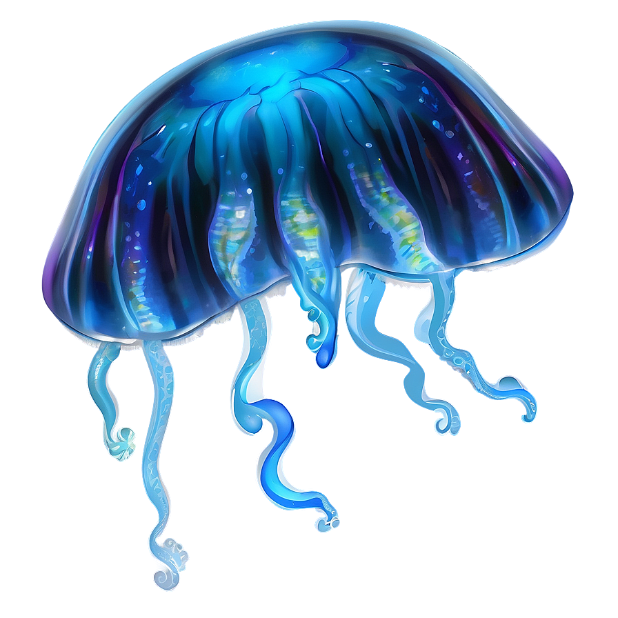 Detailed Moon Jelly Graphic Png 87 PNG image