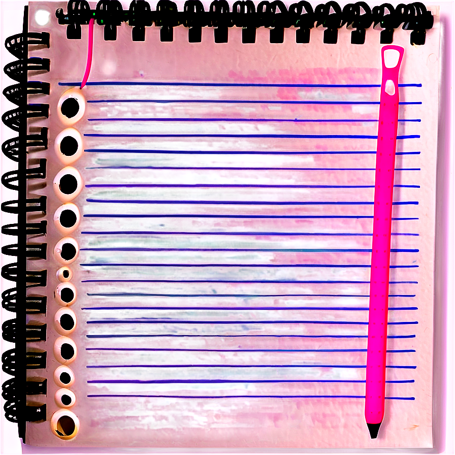 Detailed Notebook Paper Png 98 PNG image