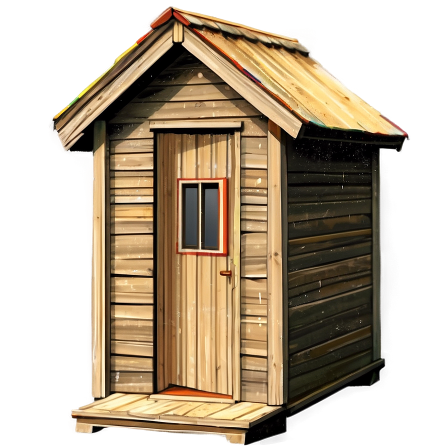 Detailed Outhouse Construction Plan Png 24 PNG image