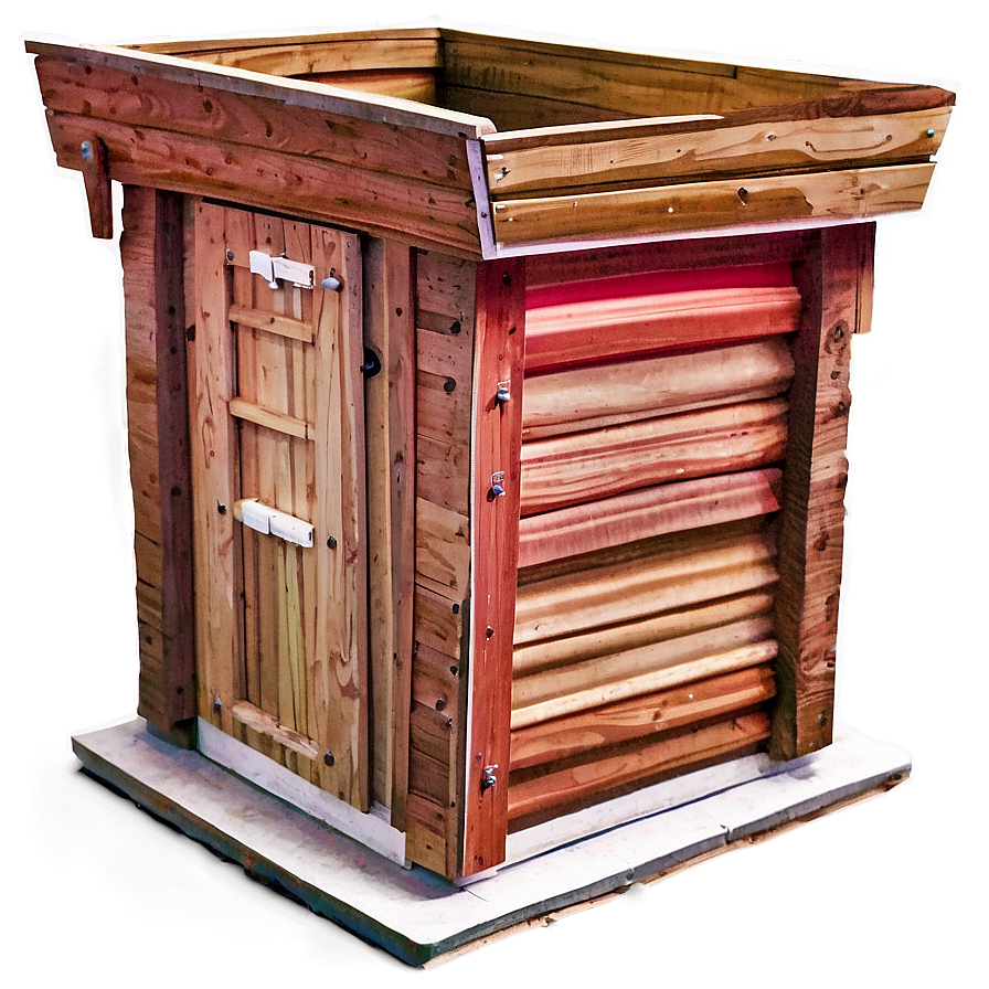 Detailed Outhouse Construction Plan Png 59 PNG image