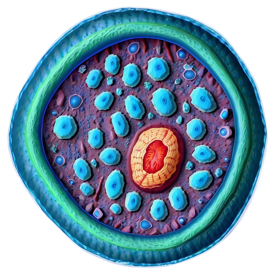 Detailed Plant Cell Nucleus Png Gmp PNG image