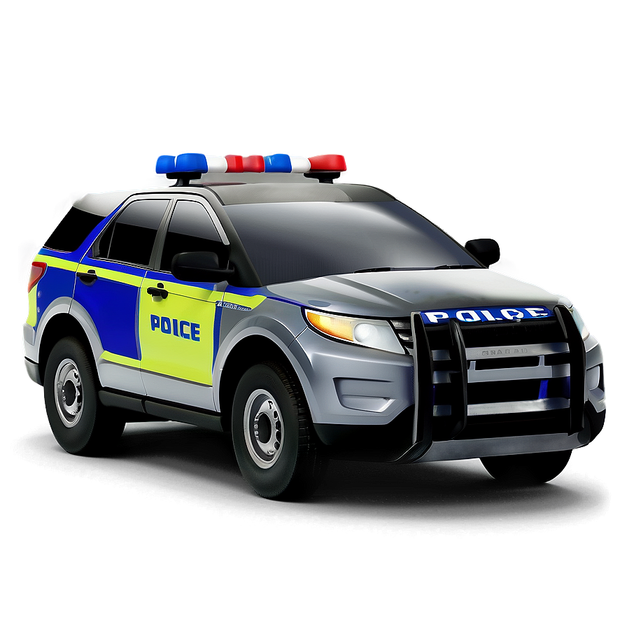 Detailed Police Car Design Png Yjr93 PNG image