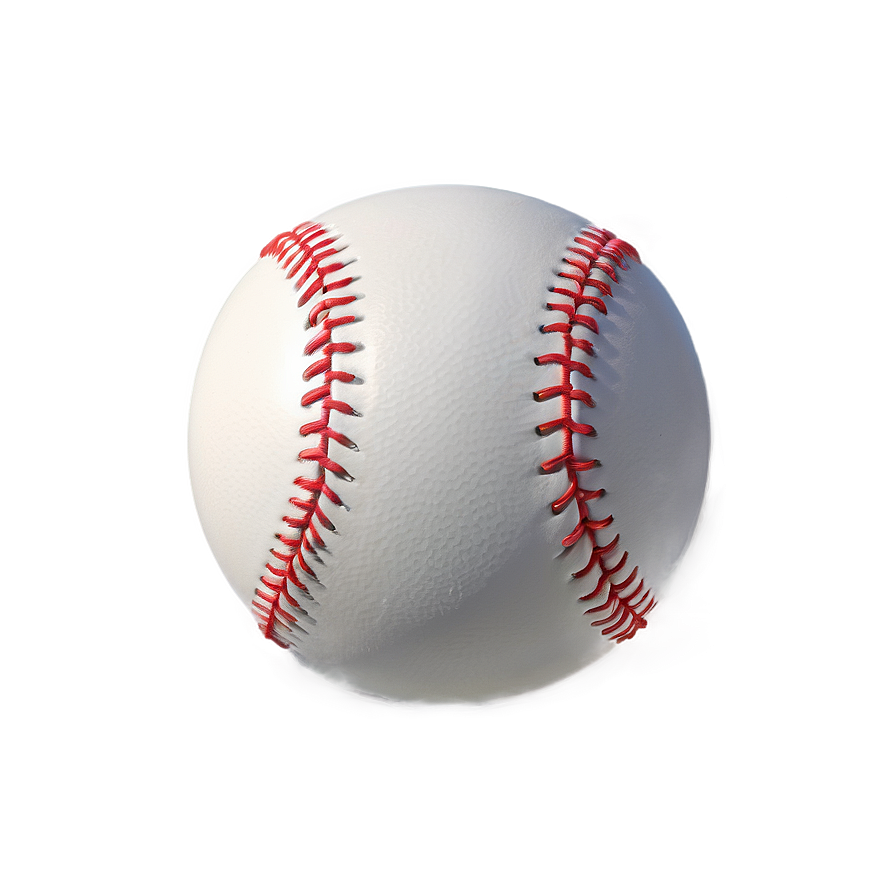 Detailed Red And White Baseball Seams Png 06282024 PNG image