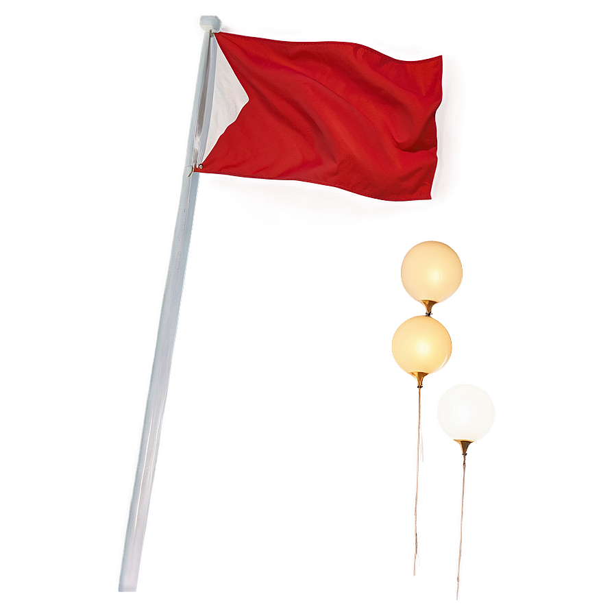 Detailed Red Flag Representation Png 05252024 PNG image