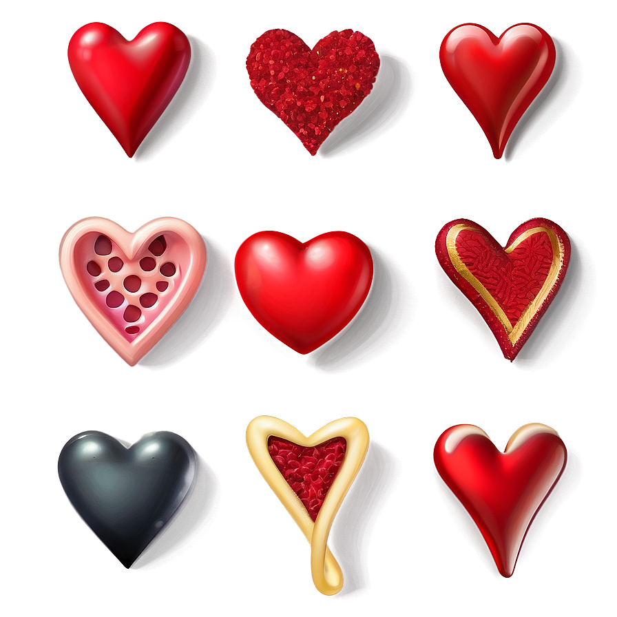 Detailed Red Heart Emoji Png 06262024 PNG image