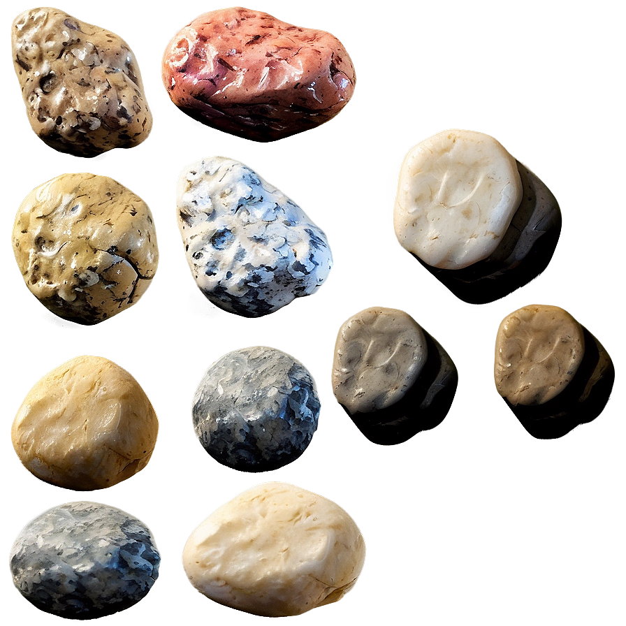 Detailed River Rock Types Png 59 PNG image