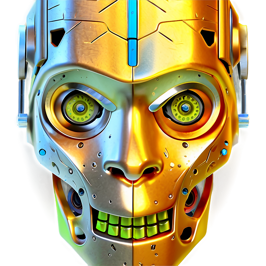 Detailed Robot Head Png 53 PNG image