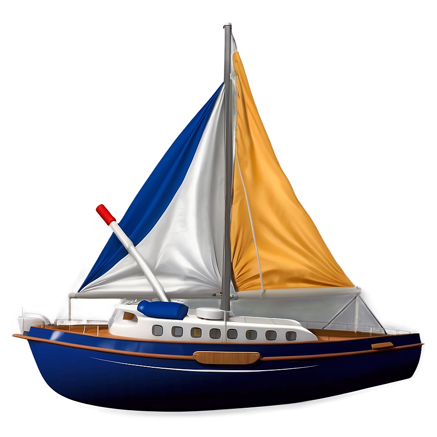 Detailed Sailboat Illustration Png Ehq PNG image