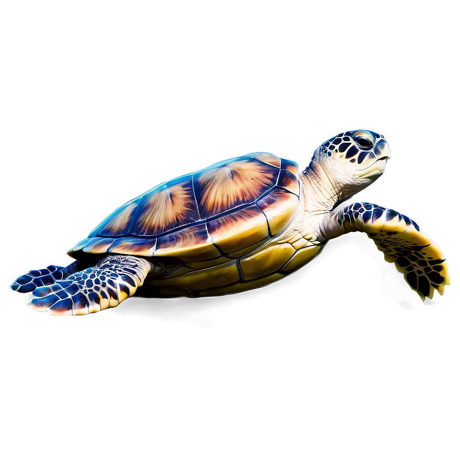 Detailed Sea Turtle Sketch Png Wml8 PNG image