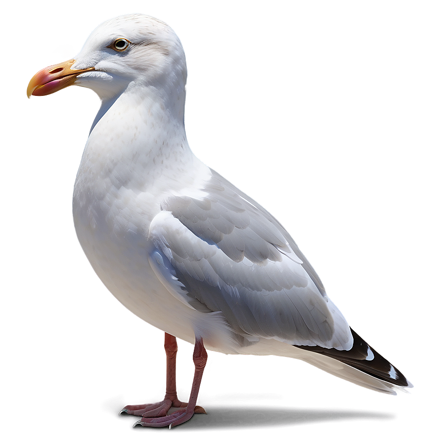 Detailed Seagull Illustration Png 05242024 PNG image