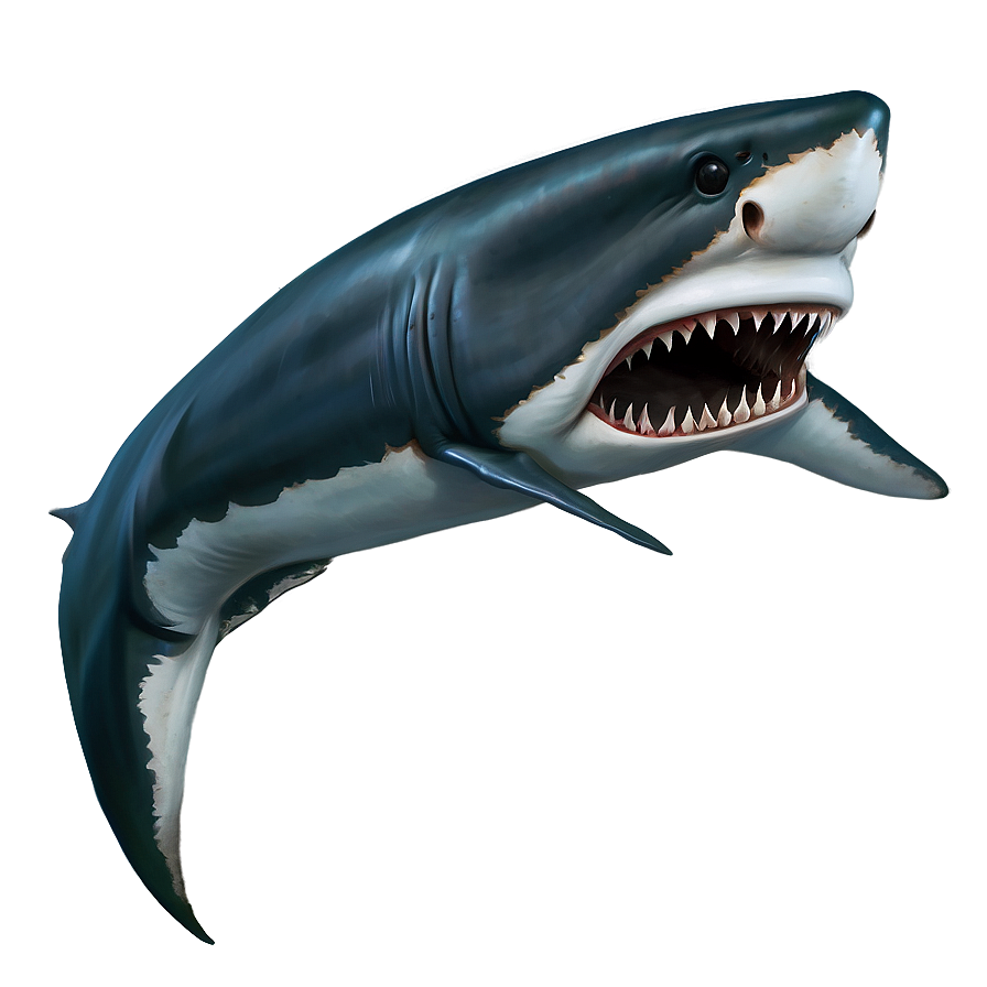 Detailed Shark Jaw Drawing Png 33 PNG image