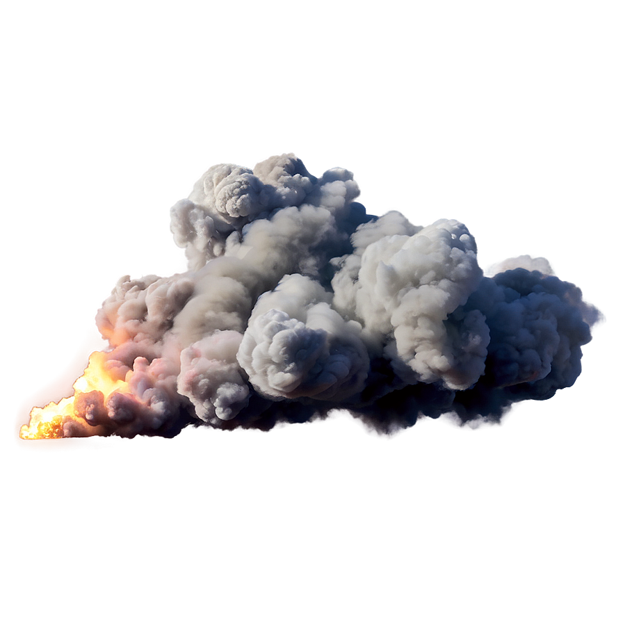 Detailed Smoke Explosion Drawing Png Nkp PNG image