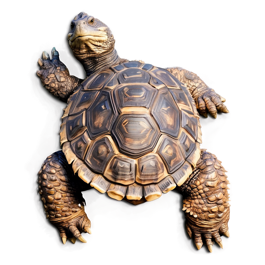 Detailed Snapping Turtle Artwork Png 06252024 PNG image