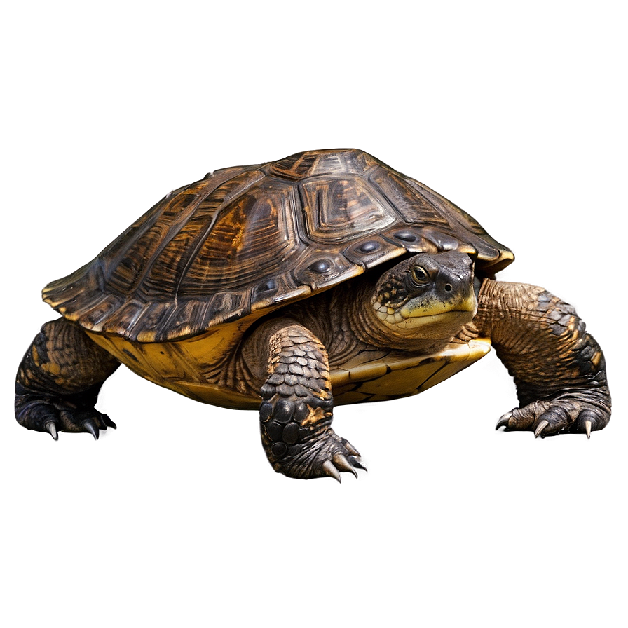 Detailed Snapping Turtle Artwork Png Xmn PNG image