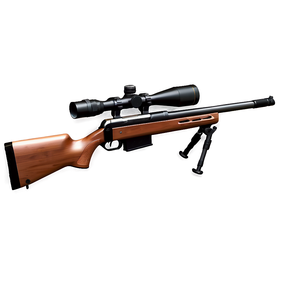 Detailed Sniper Rifle Model Png 06262024 PNG image