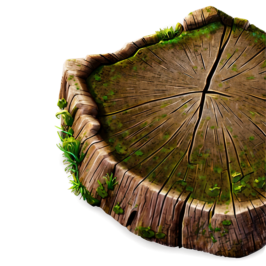 Detailed Tree Stump Png 06132024 PNG image