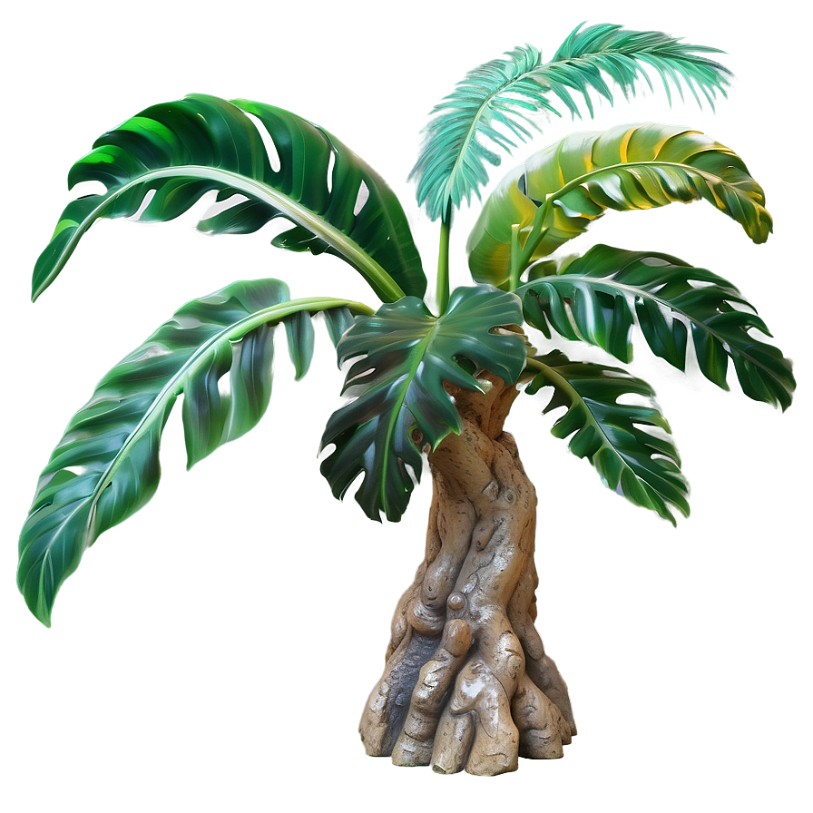 Detailed Tropical Plants Png 06252024 PNG image