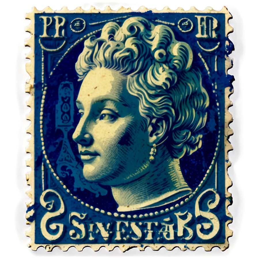 Detailed Vintage Stamp Replica Png Uqj PNG image