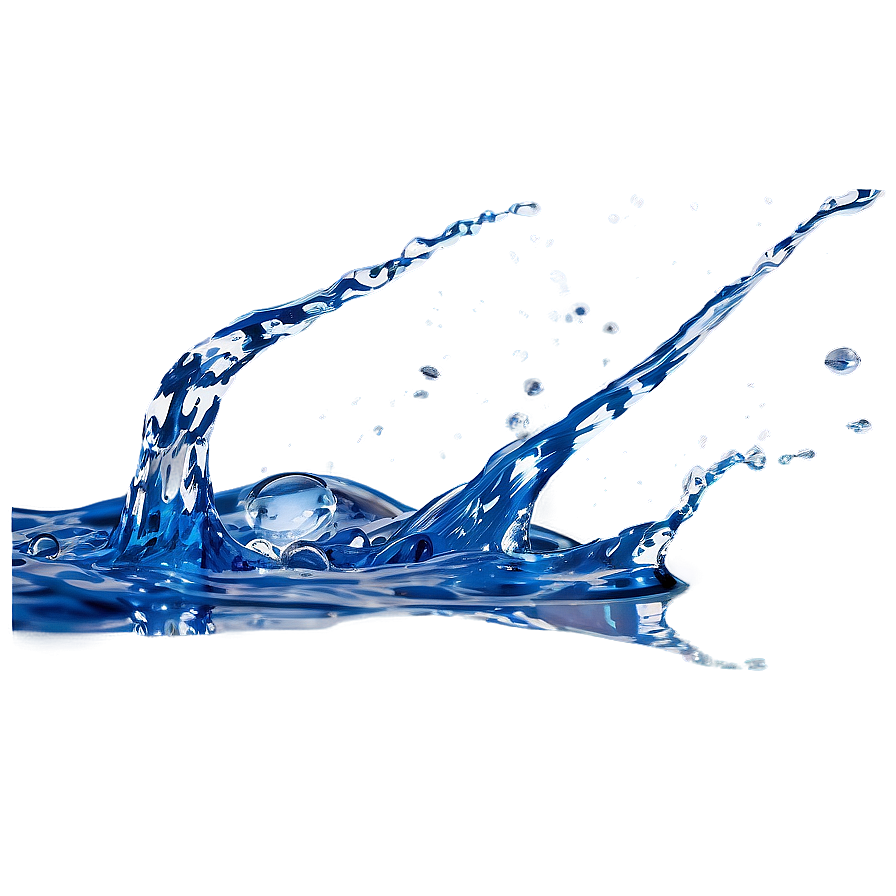 Detailed Water Splash Png Fwh64 PNG image