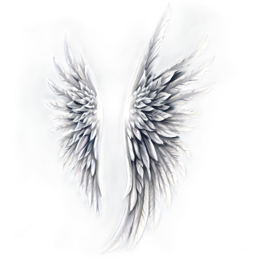 Detailed White Wings Png 06262024 PNG image