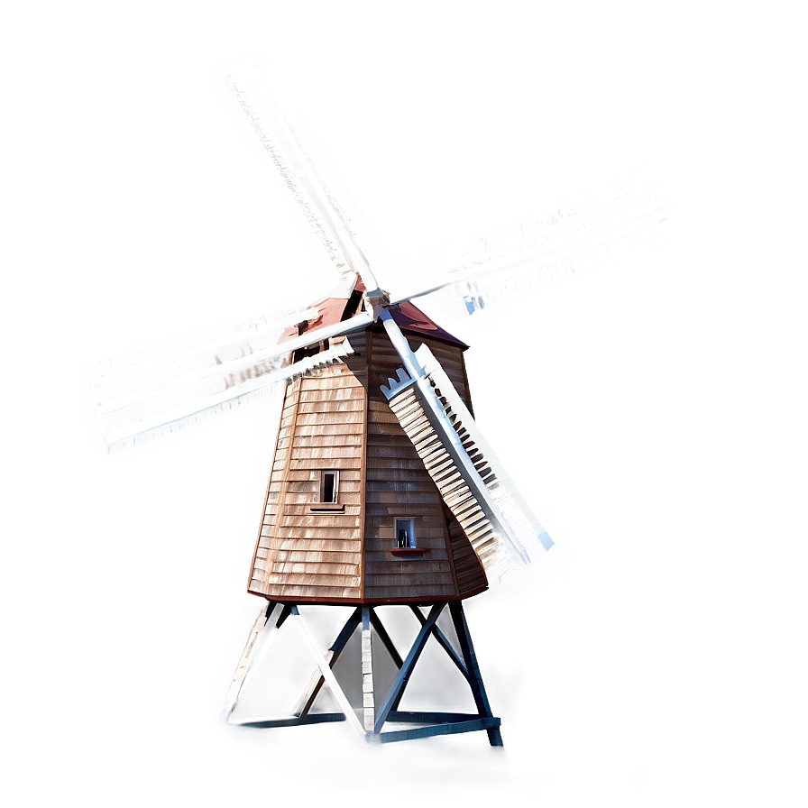 Detailed Windmill Blueprint Png 05242024 PNG image