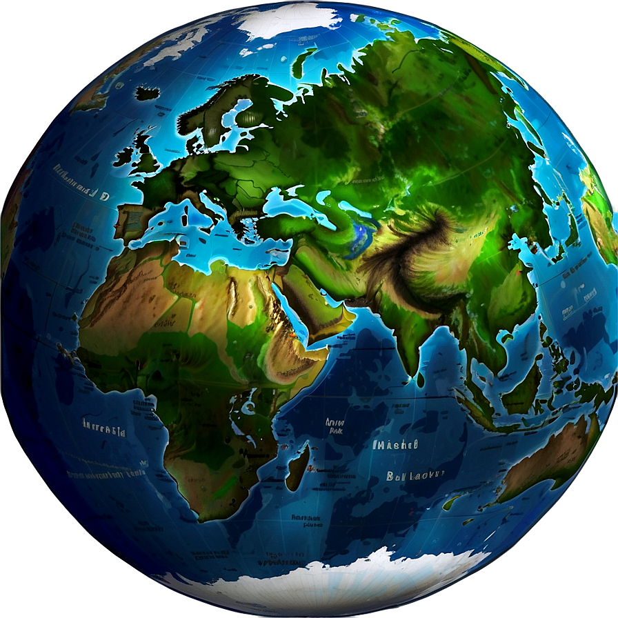 Detailed World Map Png 05032024 PNG image