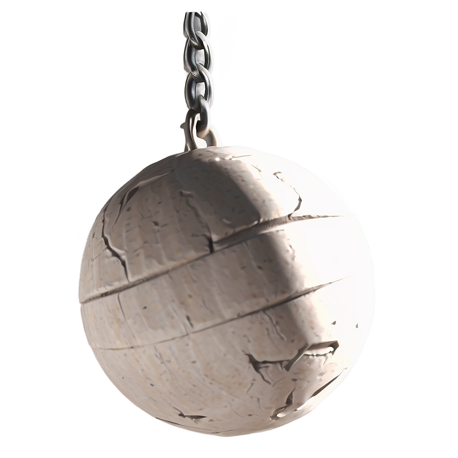 Detailed Wrecking Ball Sketch Png 06112024 PNG image