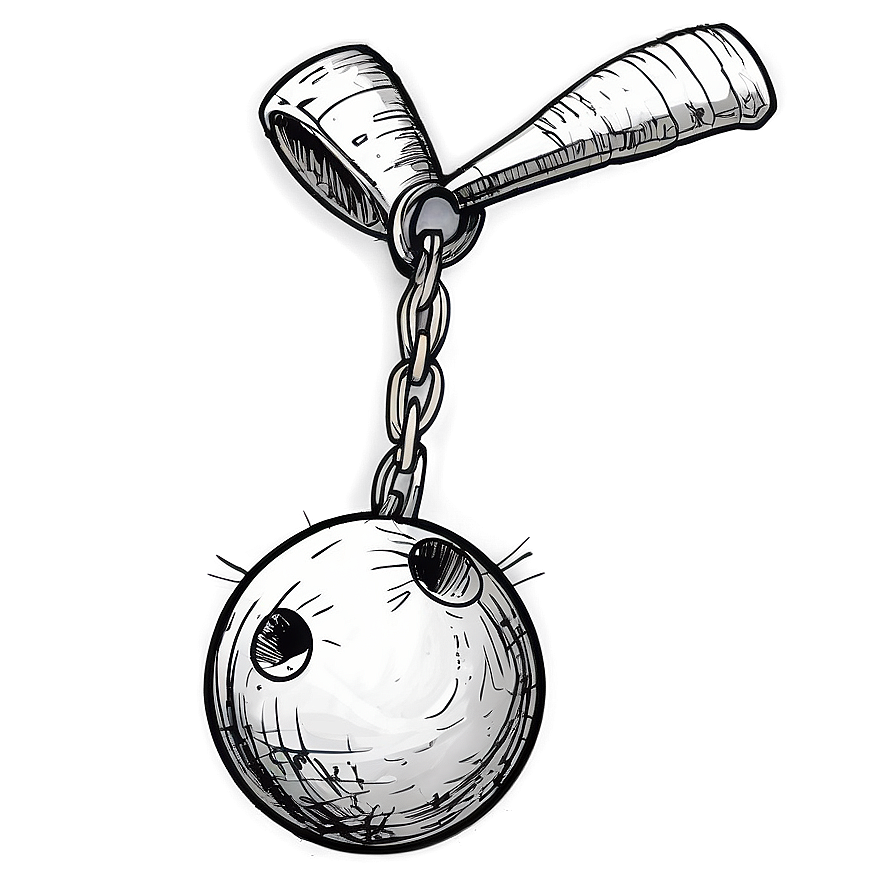 Detailed Wrecking Ball Sketch Png 38 PNG image