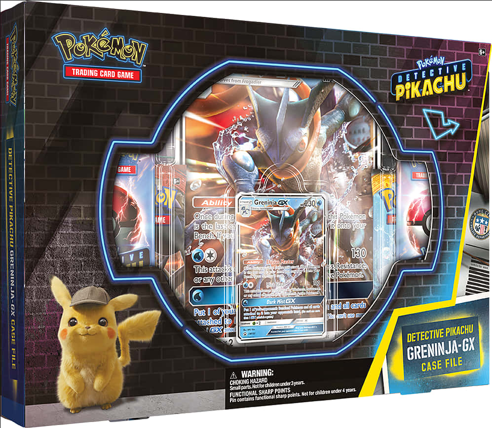 Detective Pikachu Greninja G X Case File T C G PNG image