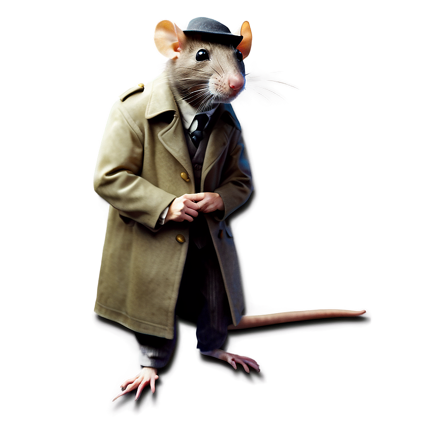 Detective Rat Png Sgo PNG image